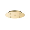 REUS Kulatá stropní rozeta s jedním výstupy pro závěsné svítidla, těleso ocel, povrch zlatá, rozměry d=85mm. náhled 3