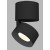 BRON C LED 11W Stropní přisazené bodové svítidlo, nastavitelný směr svícení, těleso hliník, povrch černá/černá, LED 1x11W, 770lm, teplá 3000K, Ra80, 230V, IP20, rozměry d=77mm, výška: 98,5mm
