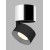 BRON C LED 11W Stropní přisazené bodové svítidlo, nastavitelný směr svícení, těleso hliník, povrch chrom/černá, LED 1x11W, 770lm, teplá 3000K, Ra80, 230V, IP20, rozměry d=77mm, výška: 98,5mm