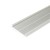 KRYT profilu Kryt profilu pro LED pásky, materiál hliník, povrch elox šedostříbrná, rozměry 50x6,6mm, l=2000mm